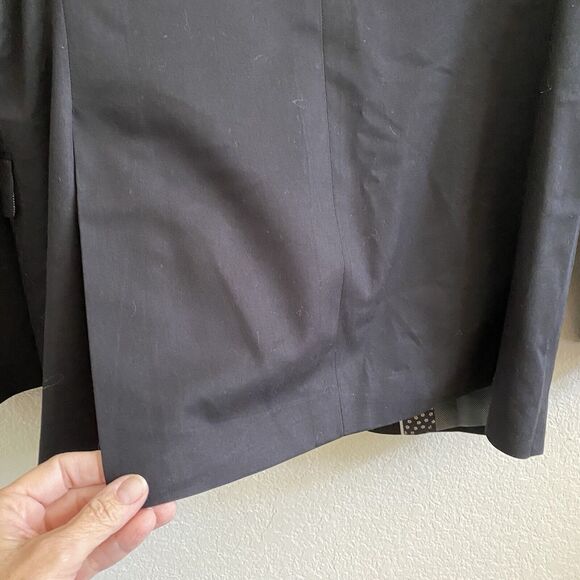 Zara Mens Single Breasted Jacket Blazer Black Lined Inner Outer Pockets US 46 - Picture 10 of 11